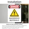 Signmission Hazardous Materials Danger Sign, Vinyl Decal, 5in W x 7in L, 2PK OS-2PACK-DS-D-57-V-1315 - alternate 3